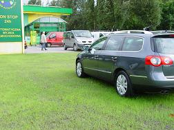 VW Passat parkt auf EcoGreen